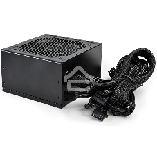 Блок питания PCCOOLER KF650, 650W 80 PLUS White (ATX, ATX 2.4, Non-modular, 1x24(20+4)pin 550мм, 1xCPU*2 8(4+4)pin 610+150мм, 2xPCIe 8(6+2)pin 510мм, 2xSATA*3+MOLEX4pin*1 450+150+150+150мм, Active, 120x120мм, 140x150x86мм, APFC, OVP, SCP, OPP (140-160%, 2