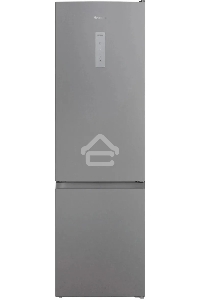 Холодильник Hotpoint HT 6200 S серебристый двухкамерный 240/83л морозилка снизу, No Frost