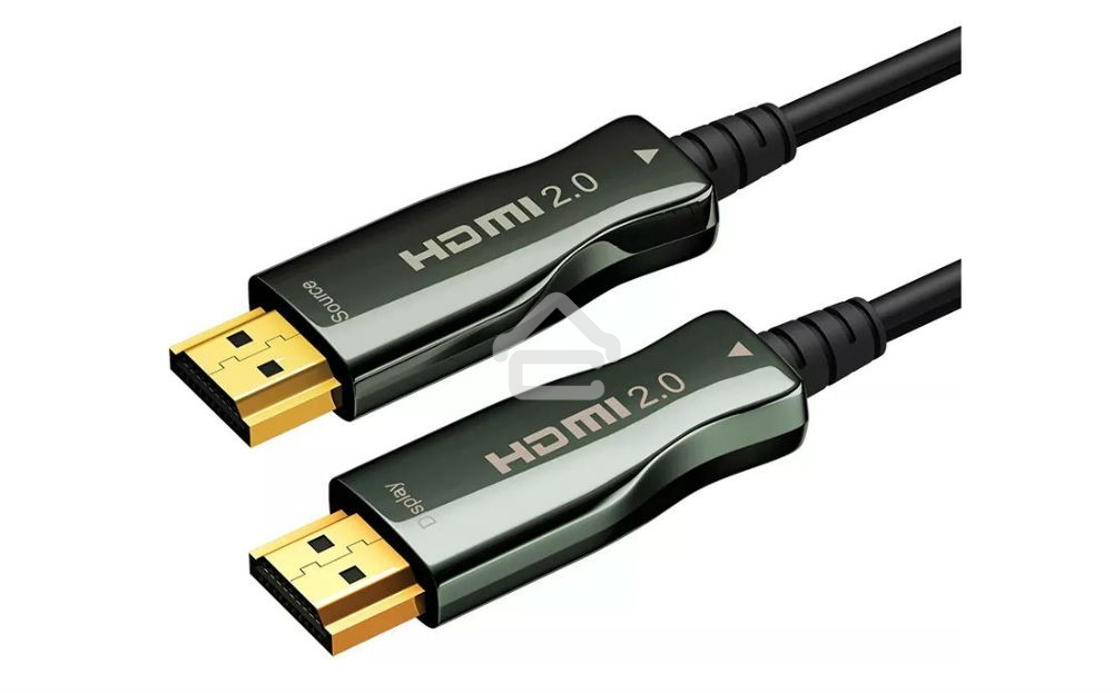Кабель HDMI AOC-HM-HM-40M Wize, оптический, 40 м, 4K/60HZ, v.2.0, ARC, 19M/19M, черный, коробка