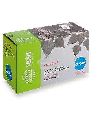 Картридж лазерный Cactus CS-CE253A пурпурный (7000 стр.) для HP Сolor LaserJet CP3525/ CM3530