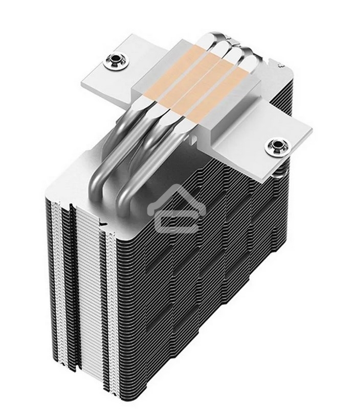 Кулер для процессора DEEPCOOL AG400 черный, 120 мм, алюминий/медь, 2000 об/мин, 31.6 дБ, 4 pin, 220 Вт, 150 мм