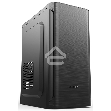 Компьютерный корпус CBR mATX Minitower MX10, c БП PSU-ATX400-08EC (400W/80мм), 2*USB 2.0, HD Audio+Mic, черный