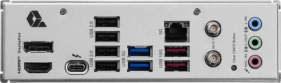 Материнская плата MSI PRO B860-P WIFI, LGA 1851, Intel B860, 4xDDR5, 4xSATA, 3xM.2, 1xPCIe 5.0 x16, 1xPCIe 4.0 x4, 2xPCIe 4.0 x1, 1xHDMI, 1xDP, 1xUSB-C, 1x 5Gb LAN, 2xUSB-A 3.2 Gen 2, 2xUSB-A 3.2 Gen 1, 4xUSB-A 2.0, 3x3.5 мм, 7.1, Wi-Fi 7, ATX