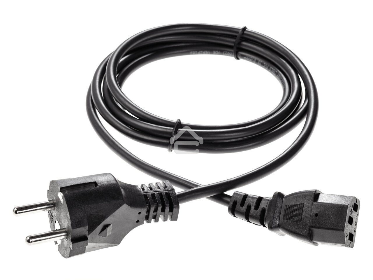 Кабель компьютер - розетка 1,5 м 220V (Европейский стандарт) VCOM/TELECOM