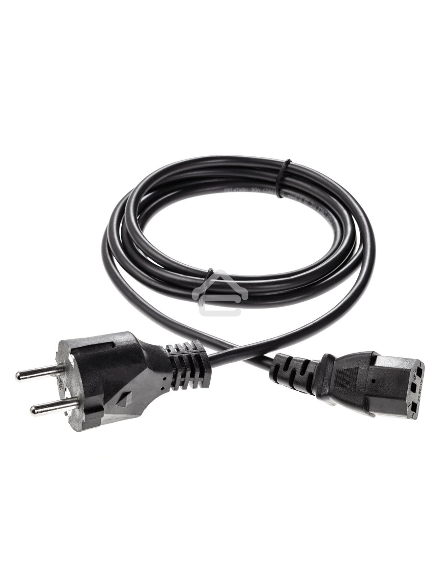 Кабель компьютер - розетка 1.8m 220V (Европейский стандарт) VCOM/TELECOM