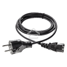 Кабель компьютер - розетка 1,5 м 220V (Европейский стандарт) VCOM/TELECOM