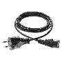 Кабель компьютер - розетка 1.8m 220V (Европейский стандарт) VCOM/TELECOM
