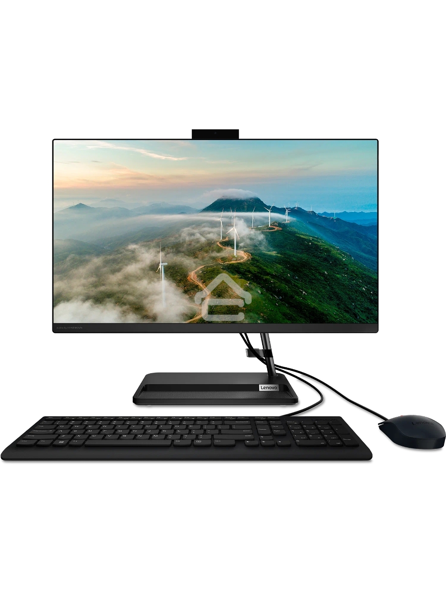 Моноблок AIO Lenovo IdeaCentre 3 24IAP7 i3-1215U 8Gb SSD 512Gb Intel UHD Graphics 23.8 FHD IPS BT Cam No OS Черный F0GH0171RU