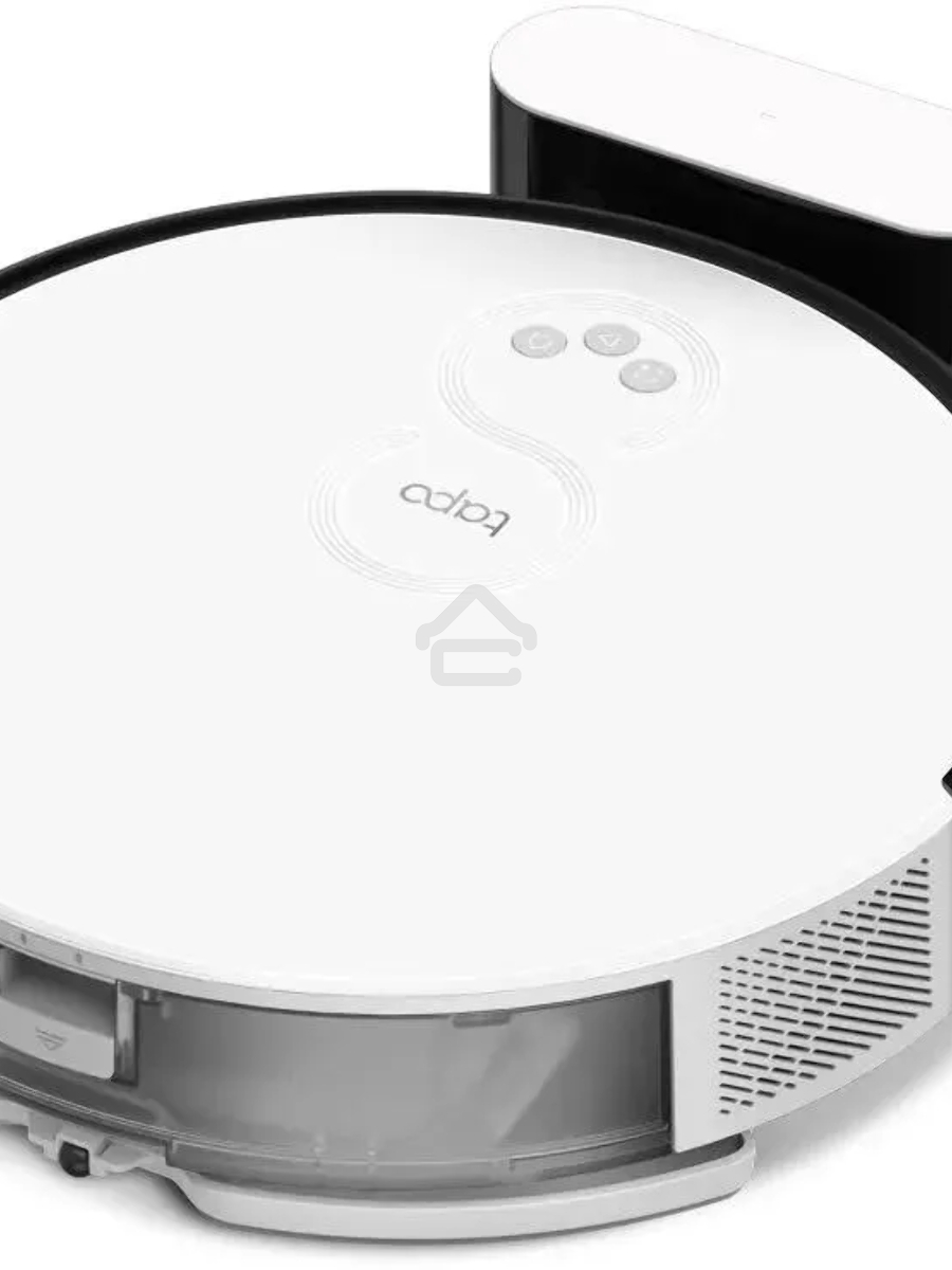 Робот-пылесос TP-Link Tapo RV10 белый/черный, 25 Вт, 2600 мАч Li-Ion, уборка влажная/сухая, пылесборник контейнер 0.4 л
