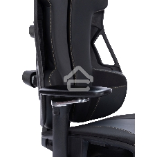 Кресло компьютерное Cactus CS-CHR-DUO-BBK черный, кожзам