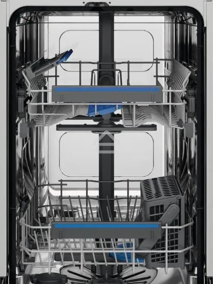 Встраиваемая посудомоечная машина Electrolux EEG62300L, серебристый, 44.6 см, 9 компл., 44 дБ, класс D