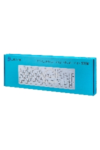 Клавиатура Oklick 505M белый USB slim