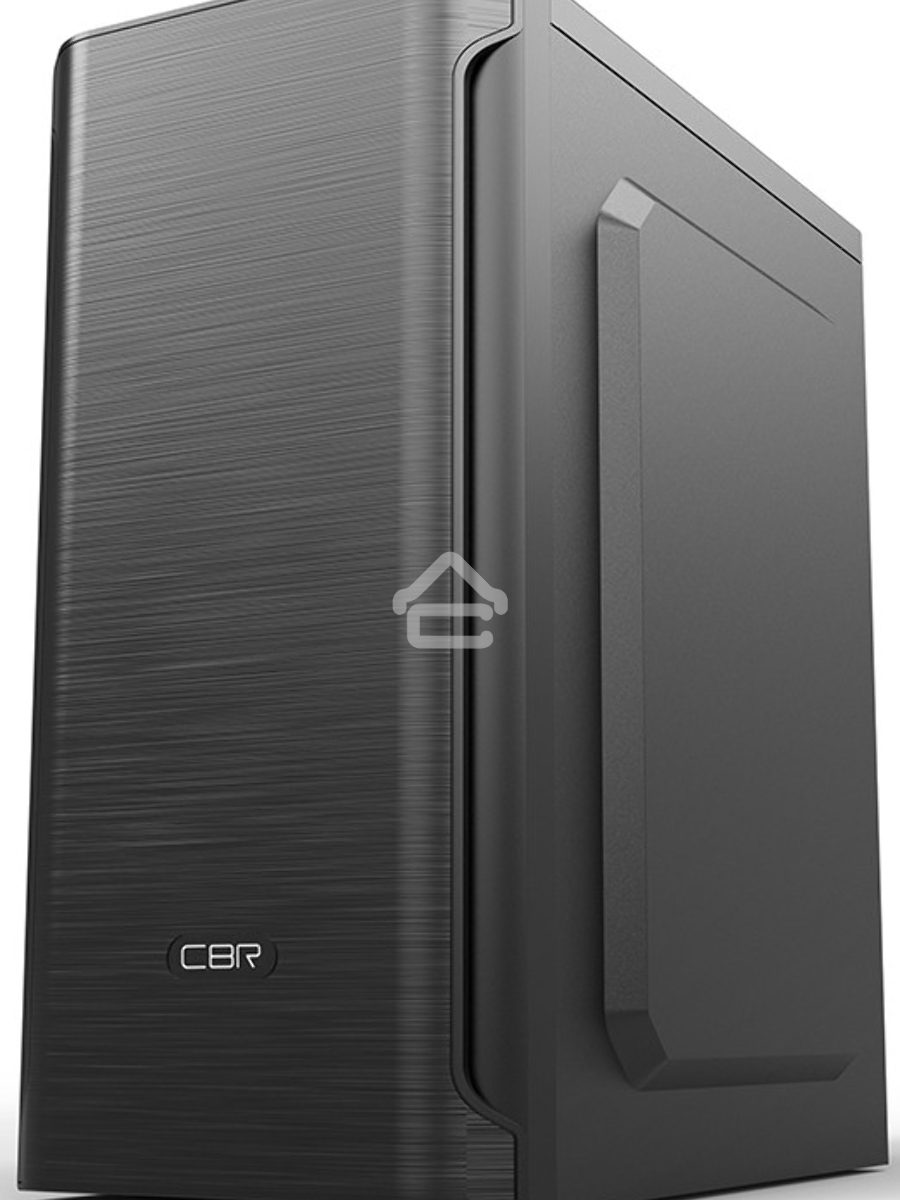 Компьютерный корпус CBR PCC-MATX-MX10-400W2 Компьютерный корпус mATX Minitower MX10, c БП PSU-ATX400-08EC (400W/80mm), 2*USB 2.0, HD Audio+Mic, Black