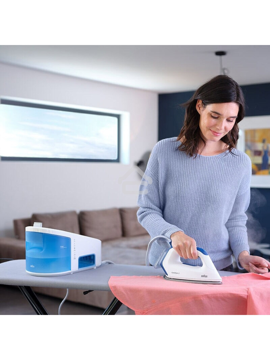 Парогенератор Braun IS3157BL синий/белый, 2400 Вт