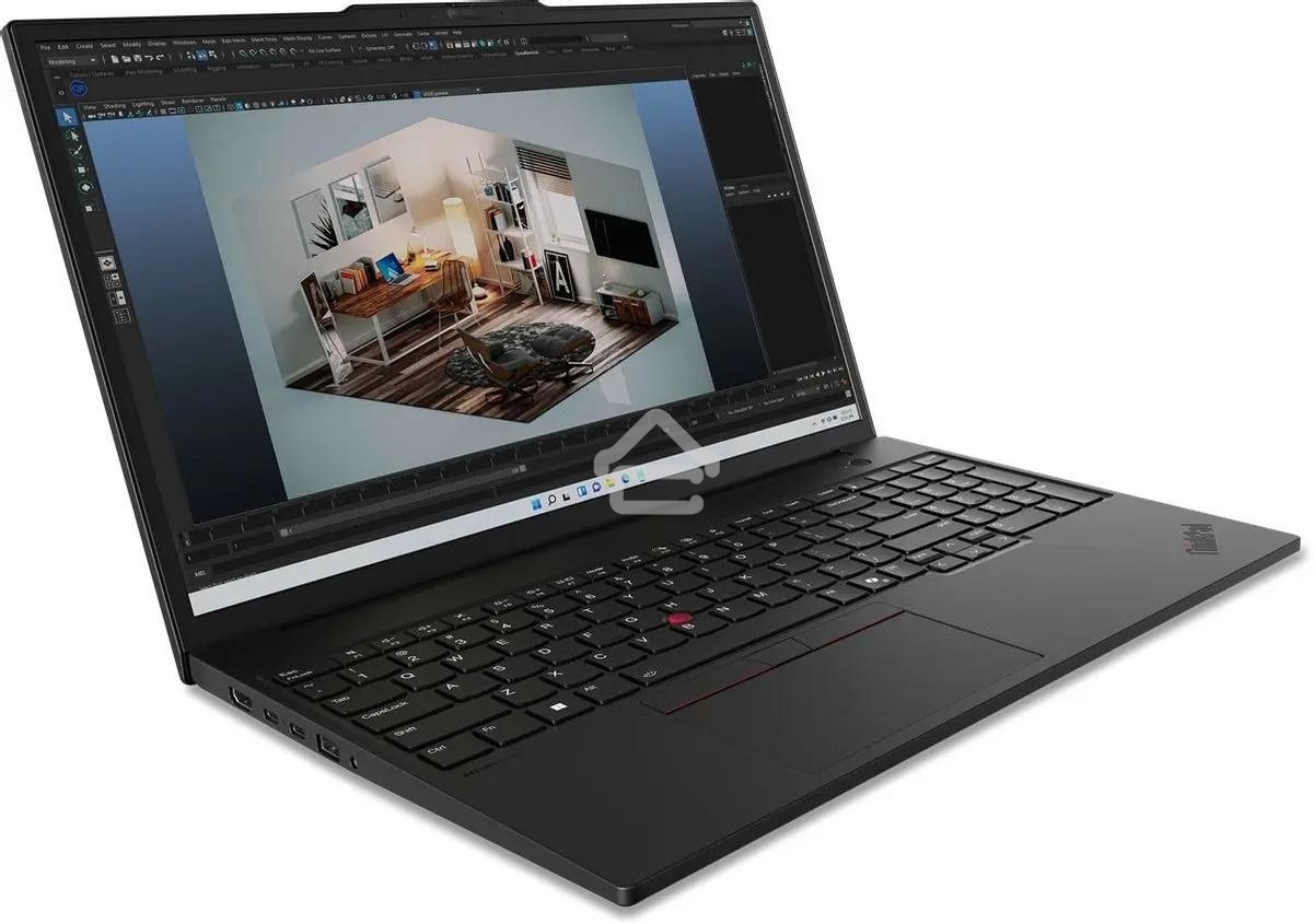Ноутбук Lenovo ThinkPad P16s G3 черный Core Ultra 7 155H 32Gb SSD1Tb NVIDIA RTX 500 4Gb 16
