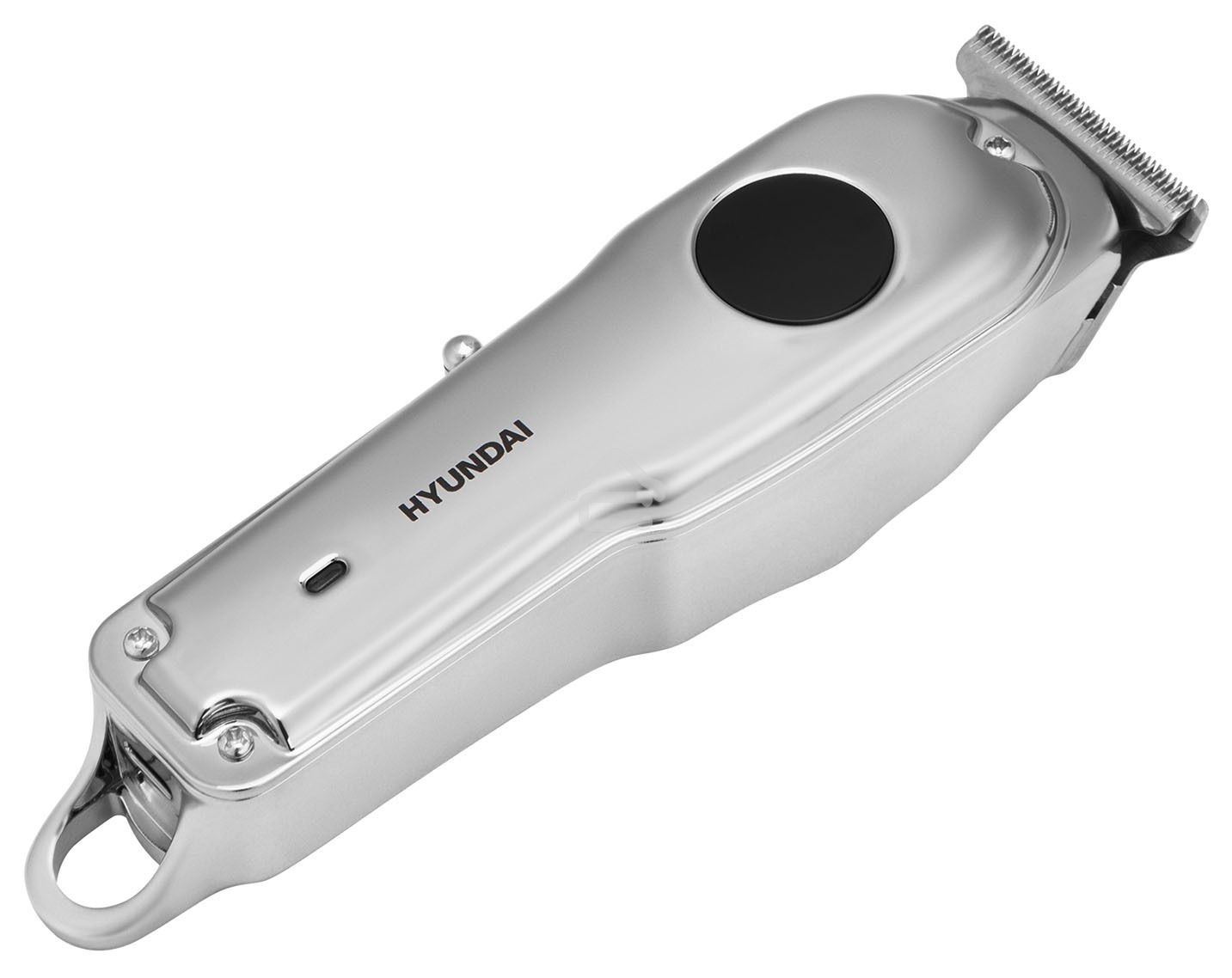 Машинка для стрижки Hyundai H-HC7111 серебристый/черный 3Вт (насадок в компл:3шт)