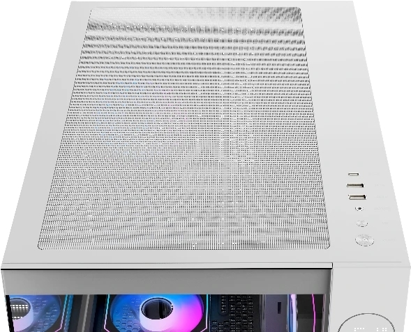 Компьютерный корпус Ocypus Iota C70 WH ARGb ATX/win/белый/6 ARGb fans/no PSU/Tempered Glass