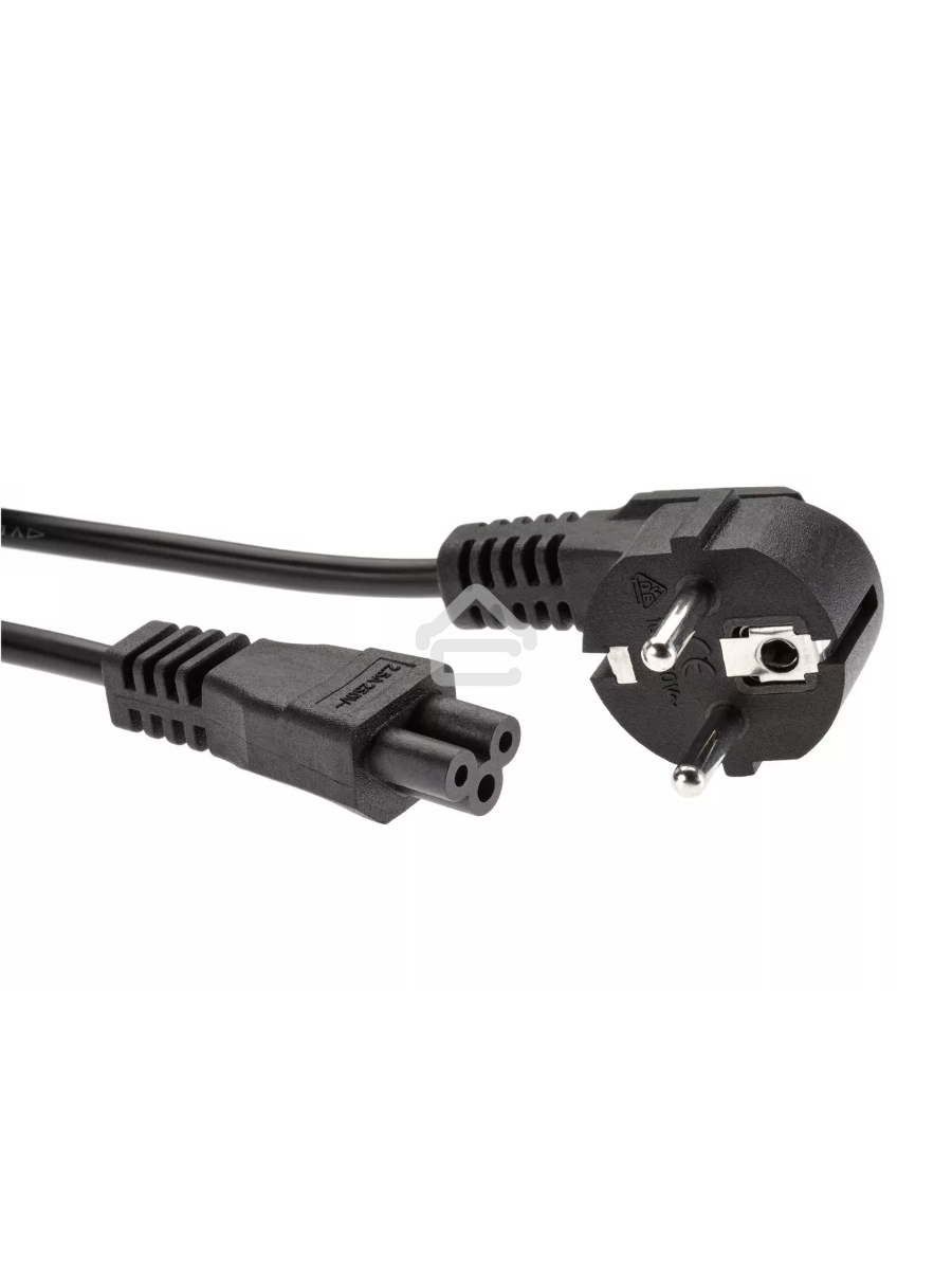 Кабель питания VCOM для ноутбуков 3М 3G*0.5mm 220V (CE022-CU) VDE стандарт