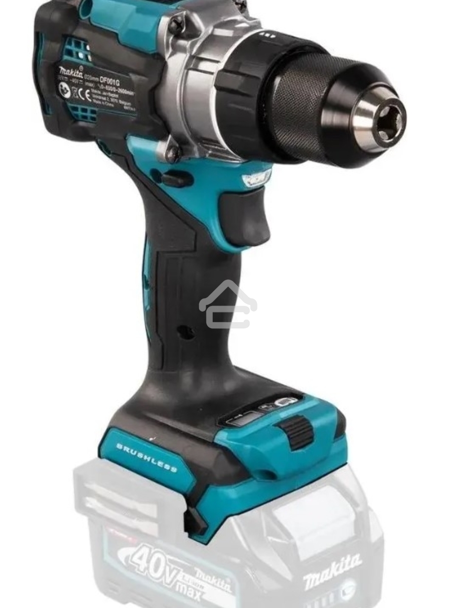Дрель-шуруповерт Makita DF001GZ, Аккумуляторная, 40В, Без АКБ и ЗУ