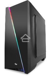 Компьютер IRU Game 320A5GE MT Ryzen 5 5500 (3.6) 16Gb SSD512Gb RTX3050 8Gb Free DOS GbitEth 650W черный (2000629)