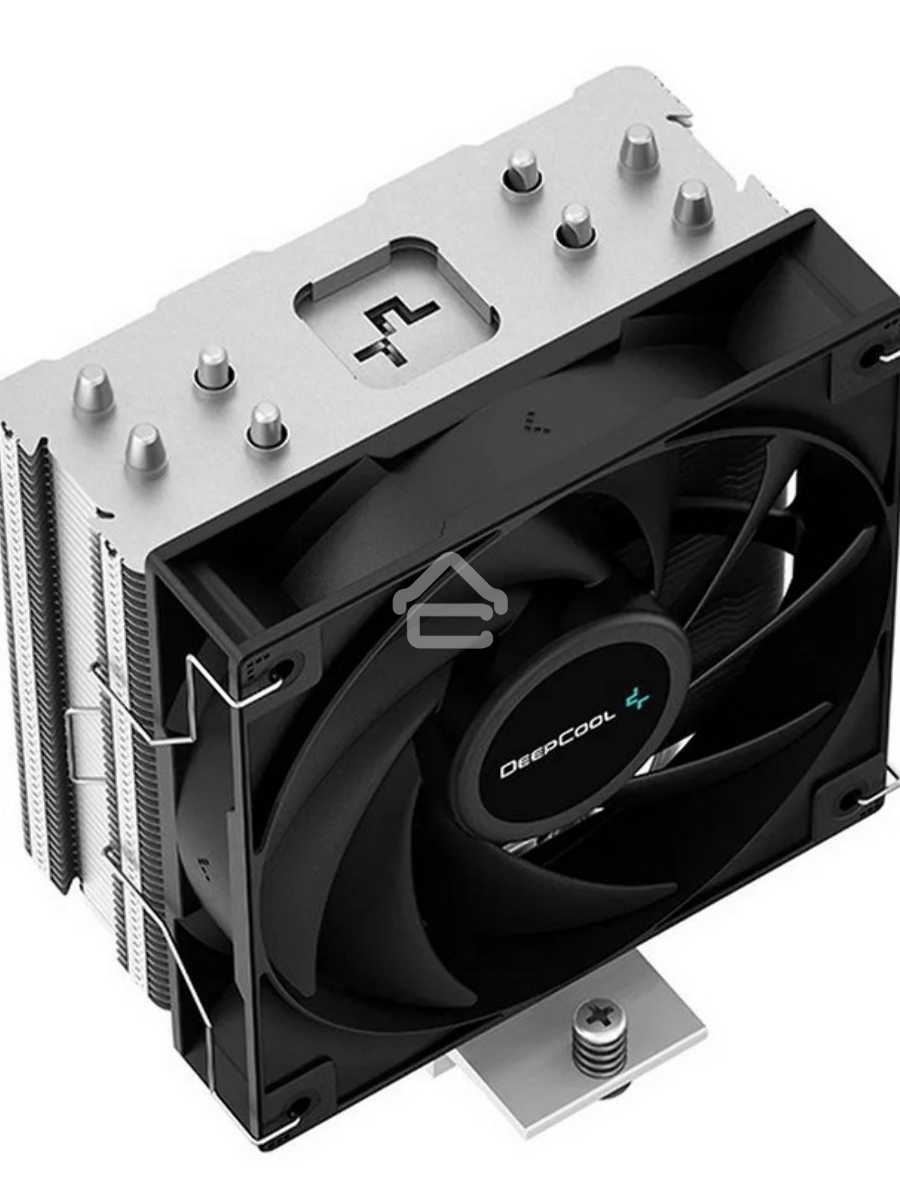 Кулер для процессора DEEPCOOL AG400 черный, 120 мм, алюминий/медь, 2000 об/мин, 31.6 дБ, 4 pin, 220 Вт, 150 мм