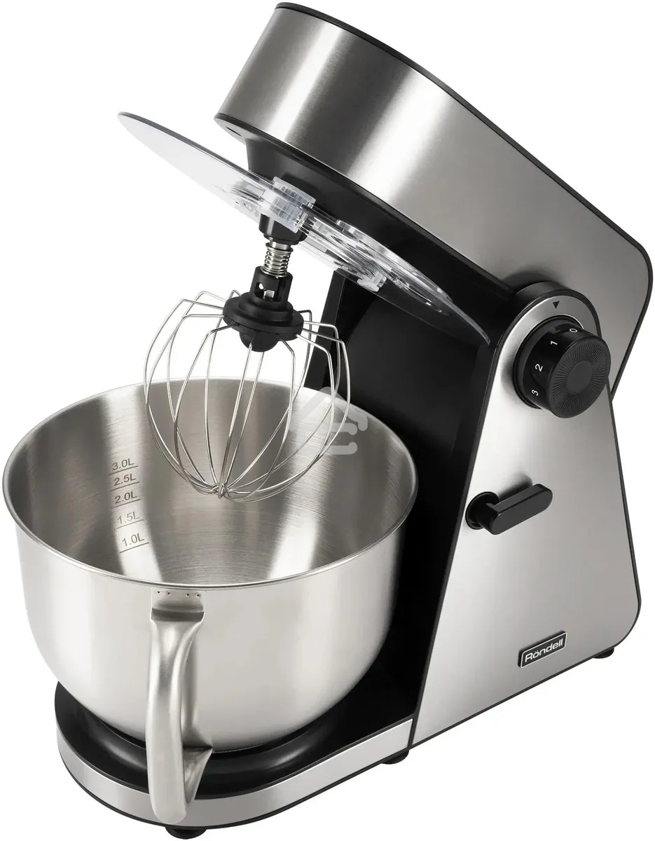 Кухонная машина Rondell RDE-1405 планетар.вращ. 1800Вт серебристый
