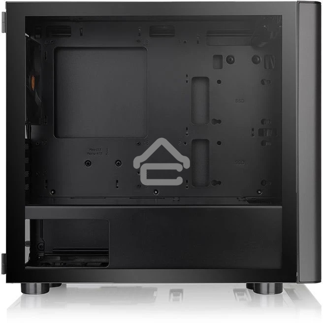 Компьютерный корпус Thermaltake V150 TG CA-1R1-00S1WN-00 Black/Win/SPCC/Tempered Glass*2/120мм Standard Fan*1