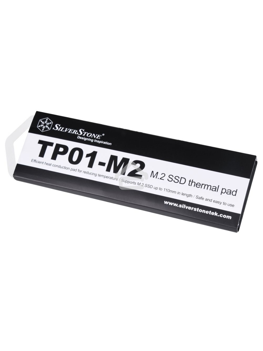 Термопрокладка Silverstone G560TP01M200010 Efficient heat conduction pad for reducing temperature,Supports M.2 SSD up to 110mm in length,Safe and easy to use