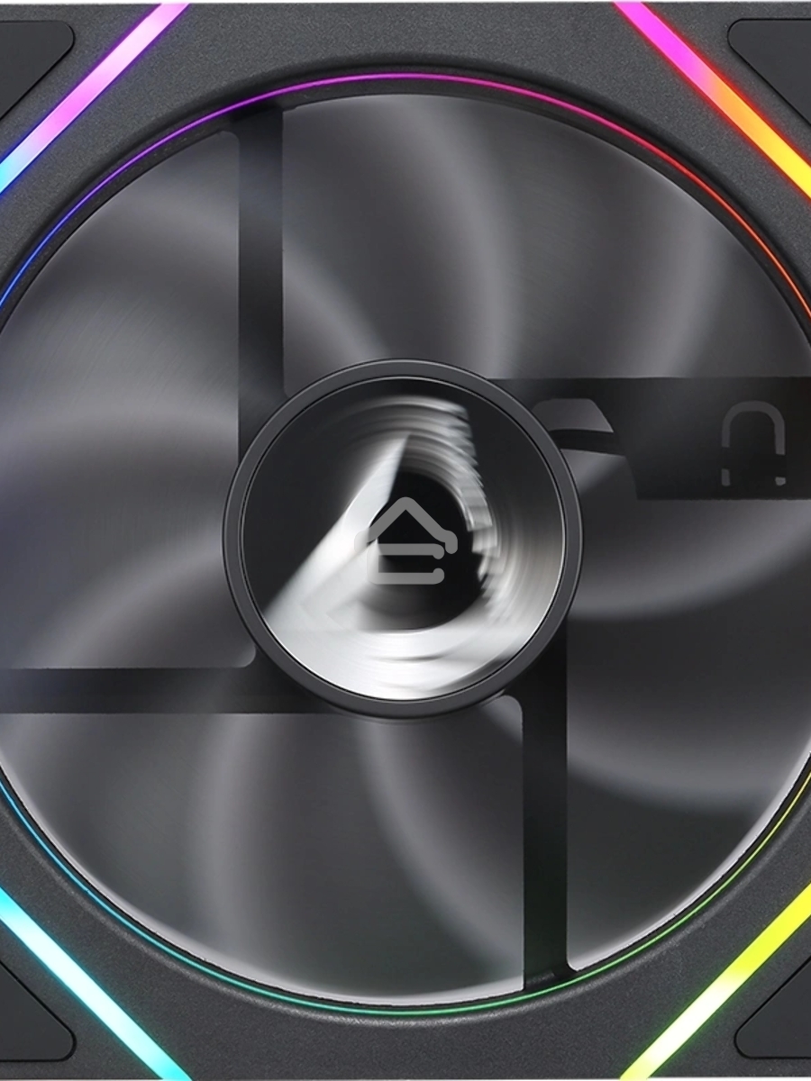 Вентилятор для корпуса Aerocool / Formula Floe Plus 12BK ARPW ARGB черный, 120 мм, 1500 об/мин, 26.8 дБ, 4 pin