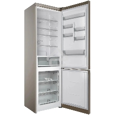 Холодильник Hotpoint HT 6200 BZ бронзовый двухкамерный 240/83л морозилка снизу, No Frost