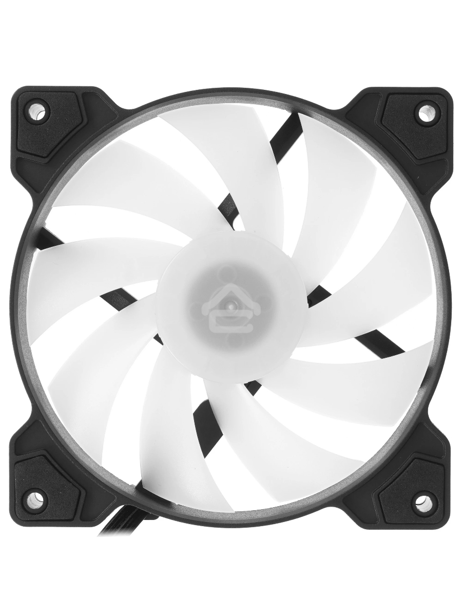 Вентилятор для корпуса Powercase M2 черный, 120 мм, 1500 об/мин, 29.58 дБ, 4 pin