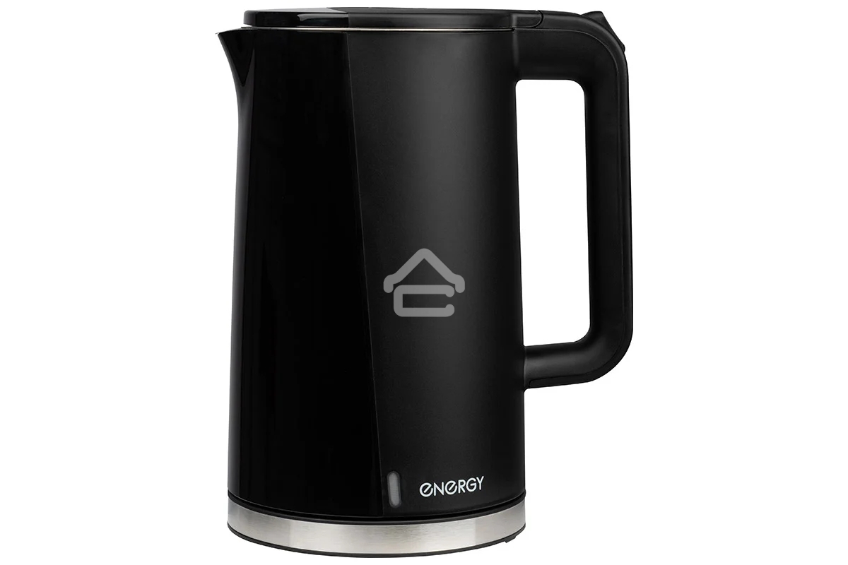 Чайник Energy E-208 1,7 л,сталь, двойной корпус, черный, 2200 Вт (105731)