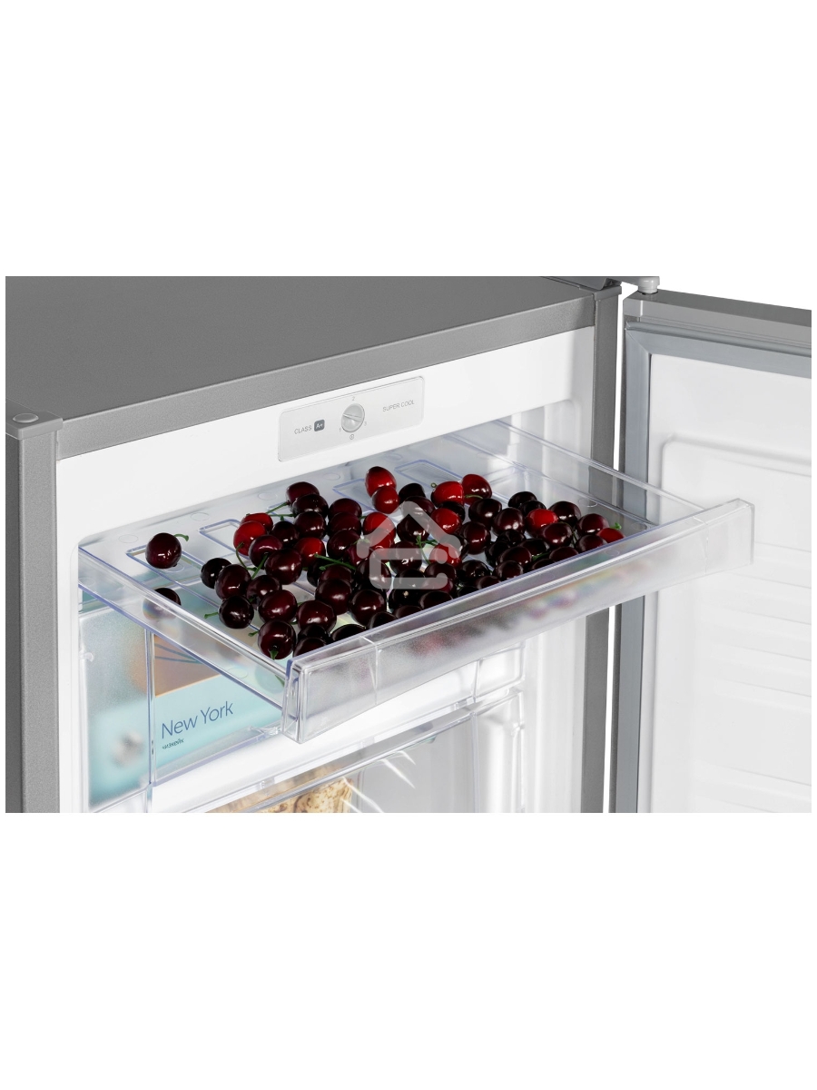 Морозильная камера Nordfrost DF 260NF SAP, серебристый, 75 л, 3 ящика