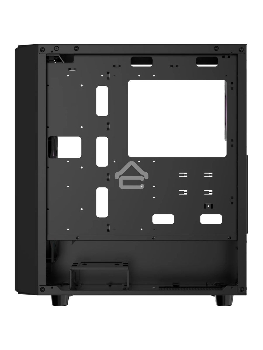 Корпус Ocypus Gamma C70 BK ARGB ATX / win / black / 4 ARGB fans / no PSU / Tempered Glass