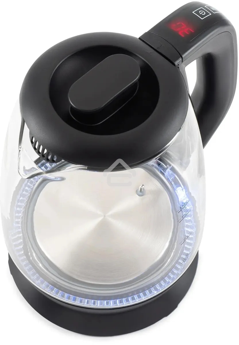 Чайник электрический Starwind SKS3036 1.7л. 2200Вт черный корпус: стекло