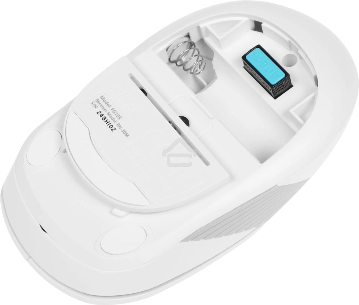 Мышь беспроводная A4Tech Fstyler FG10S белый/серый, 2000 dpi, радиоканал, USB, кнопки - 4