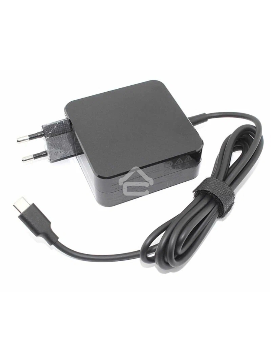 Блок питания (сетевой адаптер) Amperin 5V 3A - 20V 4,5A 90W Type-C, квадратный корпус