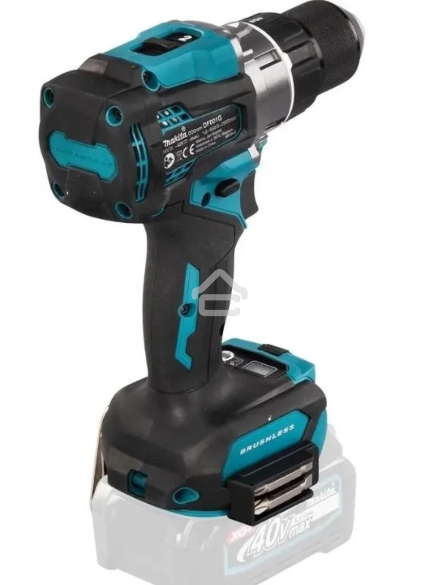 Дрель-шуруповерт Makita DF001GZ, Аккумуляторная, 40В, Без АКБ и ЗУ