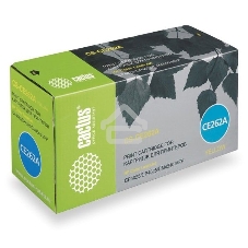 Картридж лазерный Cactus CS-CE262A желтый (11000 стр.) для принтеров HP Сolor LaserJet CP4025/CP4525/CM4540