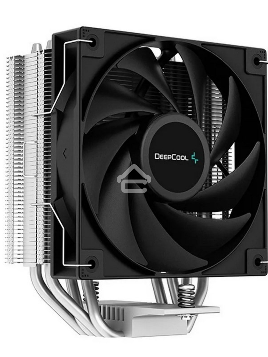 Кулер для процессора DEEPCOOL AG400 черный, 120 мм, алюминий/медь, 2000 об/мин, 31.6 дБ, 4 pin, 220 Вт, 150 мм