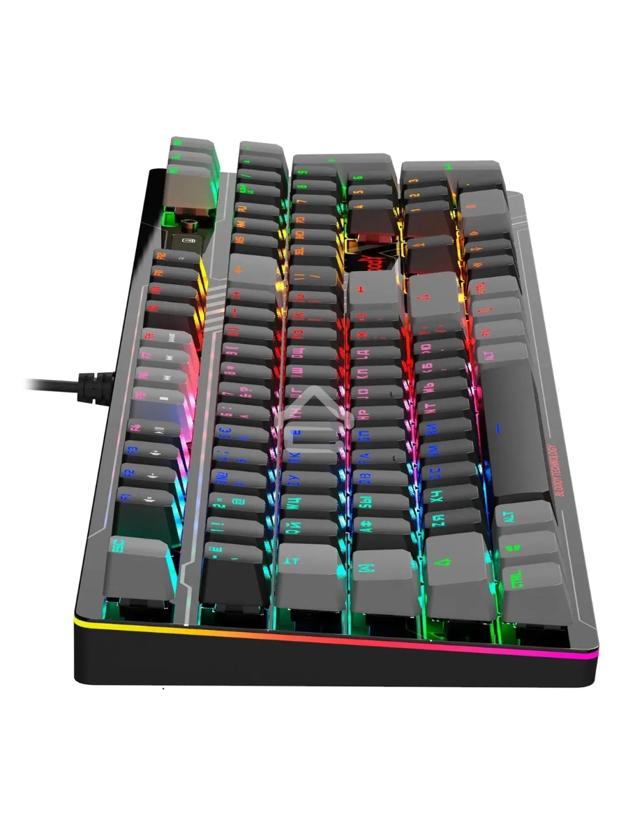 Клавиатура A4Tech Bloody B808N проводная USB черный/серый