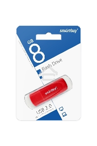 Флеш диск Smartbuy USB Drive UFD 2.0 8GB Scout Red (SB008GB2SCR)