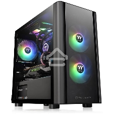 Компьютерный корпус Thermaltake V150 TG CA-1R1-00S1WN-00 Black/Win/SPCC/Tempered Glass*2/120мм Standard Fan*1