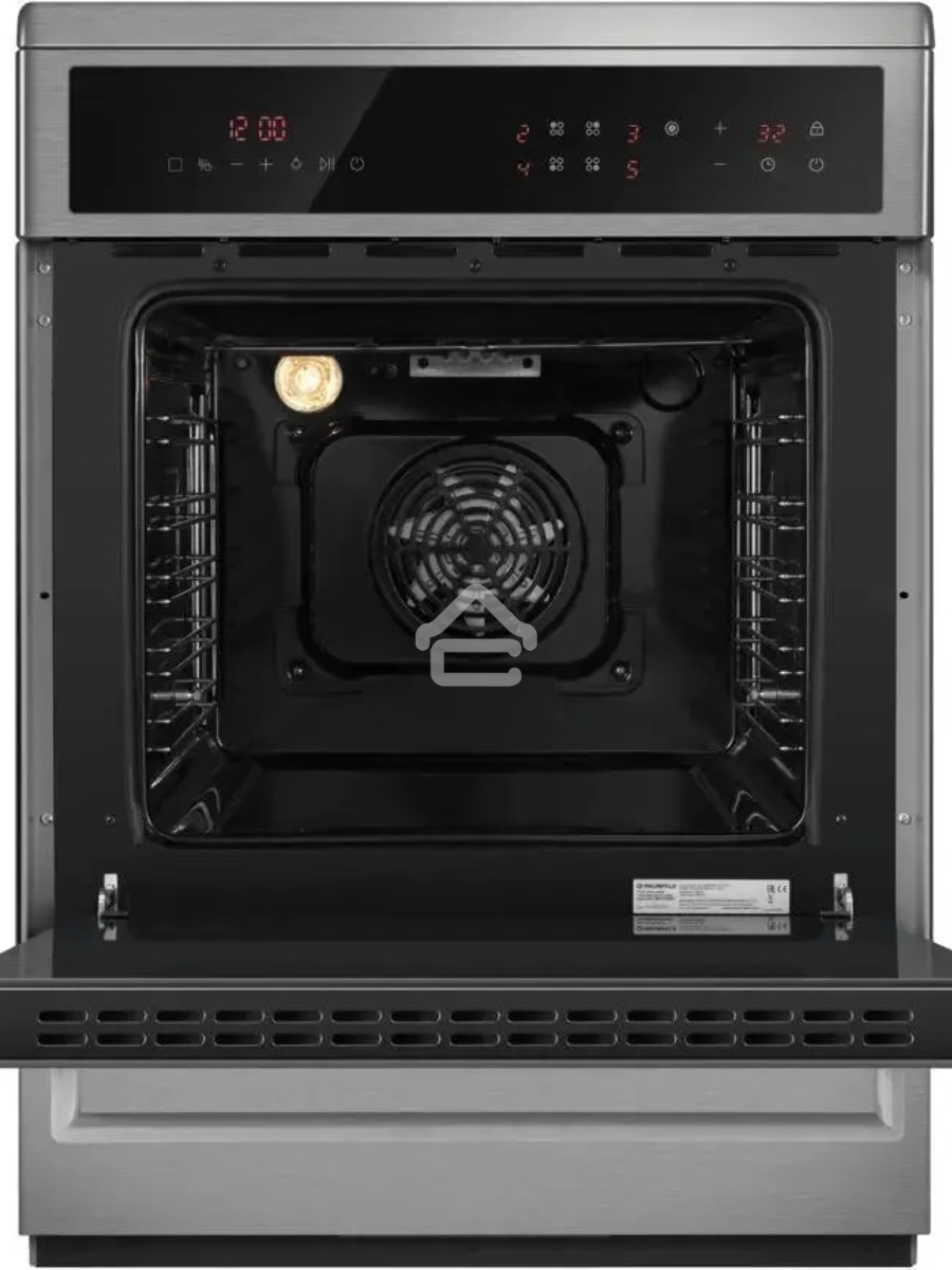 Плита электрическая Maunfeld MEC611CS10TD серебристый, конфорок 4 шт, духовка 59 л, 60 см x 85 см x 63 см