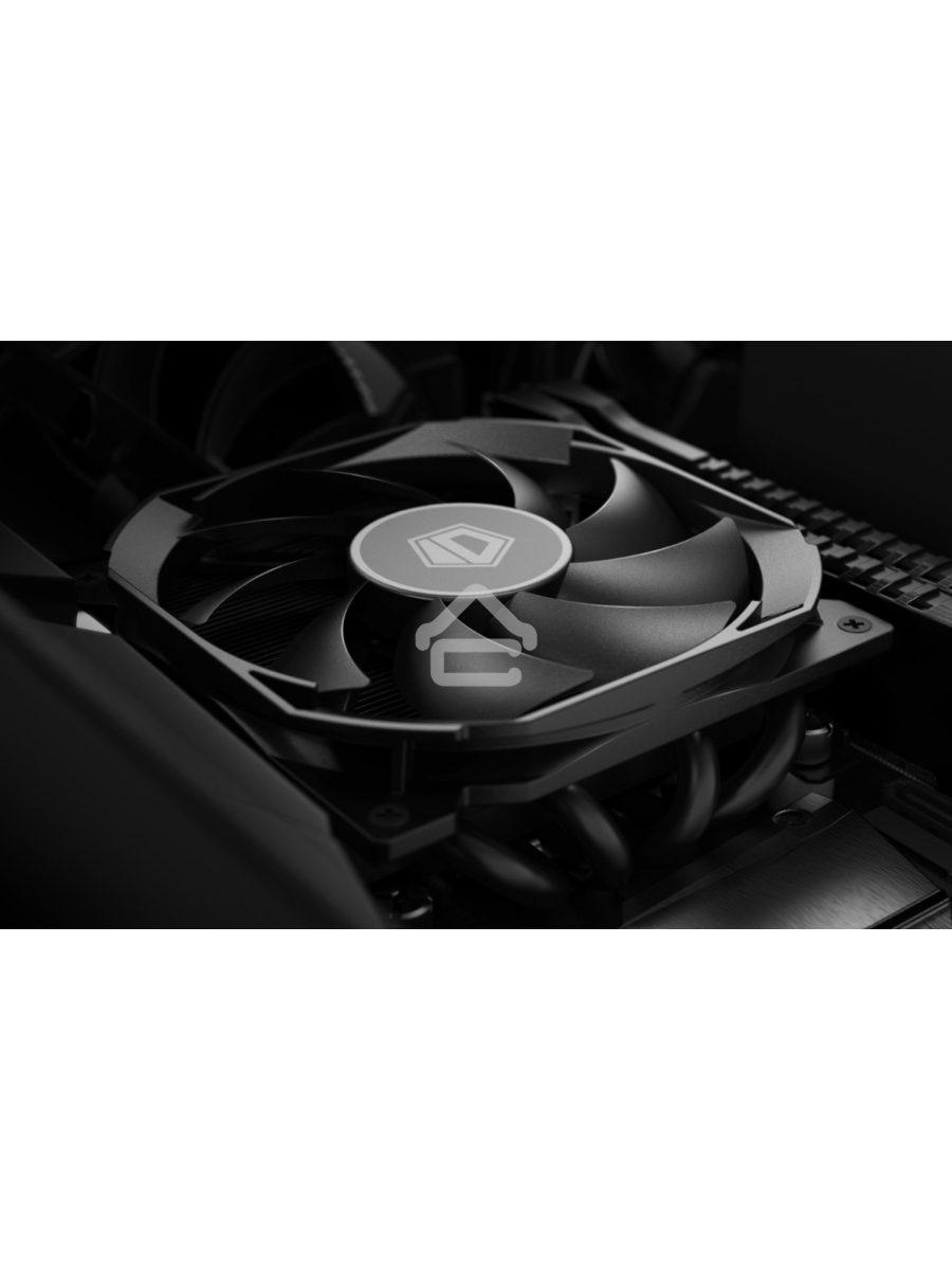 Кулер для процессора ID-COOLING IS-37-XT BLACK черный 92мм алюминий+медь 3600rpm 36db 4-pin 95W 37мм