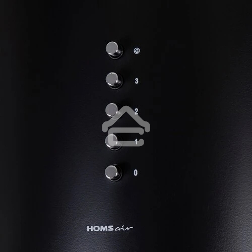 Вытяжка островная HOMSair FLY 1000SD 39 черный, 38 см, 1000 куб. м/ч, 52 дБ