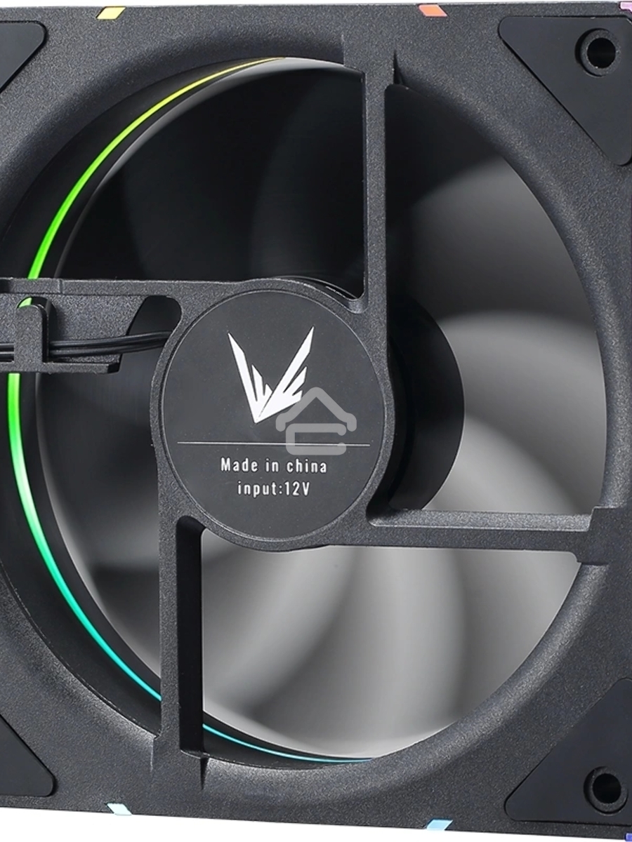 Вентилятор для корпуса Aerocool / Formula Floe Plus 12BK ARPW ARGB черный, 120 мм, 1500 об/мин, 26.8 дБ, 4 pin