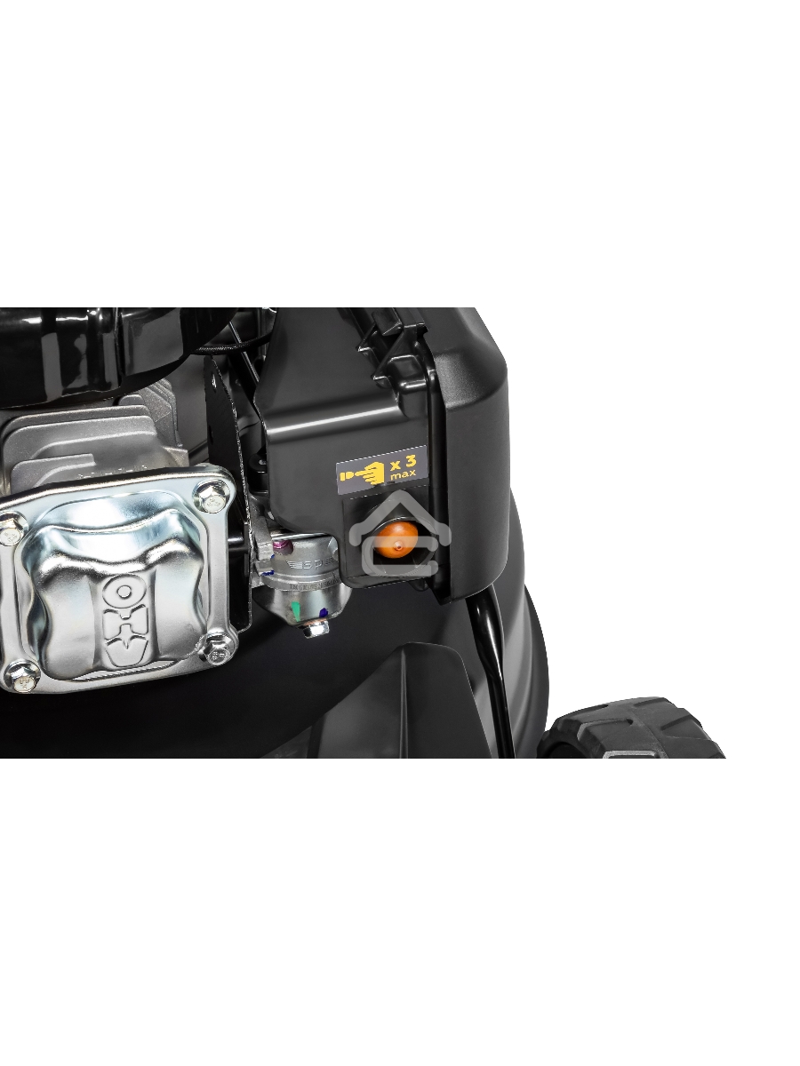 Газонокосилка CHAMPION LM5344 (4,4кВт привод 525мм 65л 25-75мм 1рычаг/6, 38кг 4в1)
