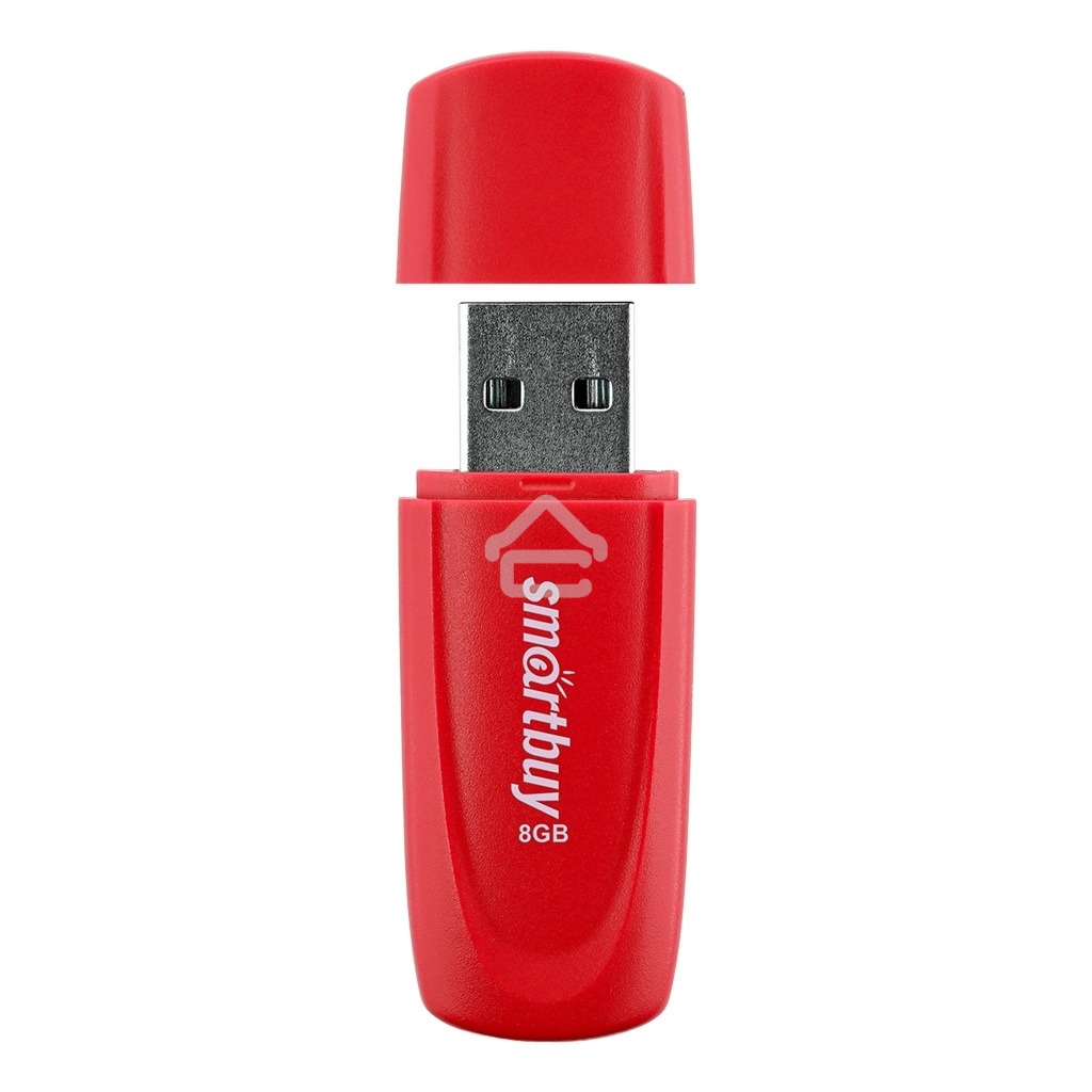Флешка USB R/W SmartBuy R/W USB Drive UFD 2.0 8Gb,Scout Red (SB008GB2SCR)