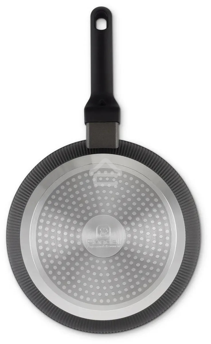 Сковорода Rondell Shell RDA-1926 круглая 26 см покрытие: Xylan Plus ручка несъемная (без крышки) темно-серый